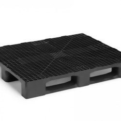 Heavy Monobloc Industrial Pallet with 3 Runners
