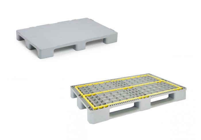 Hygienic plastic pallets