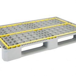 Reinforced Hygienic Euro Pallet with 3 Runners