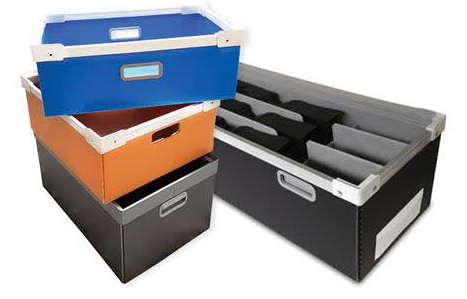 DS Smiths customisable and reusable AkyPak makes material handling and distribution easier