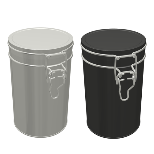 Round Clip Lid Tins