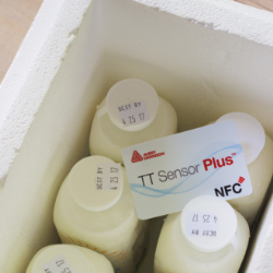TT Sensor Plus technology now available in Europe: Credit card-sized label records temperatures a product is exposed to throughout the supply chain