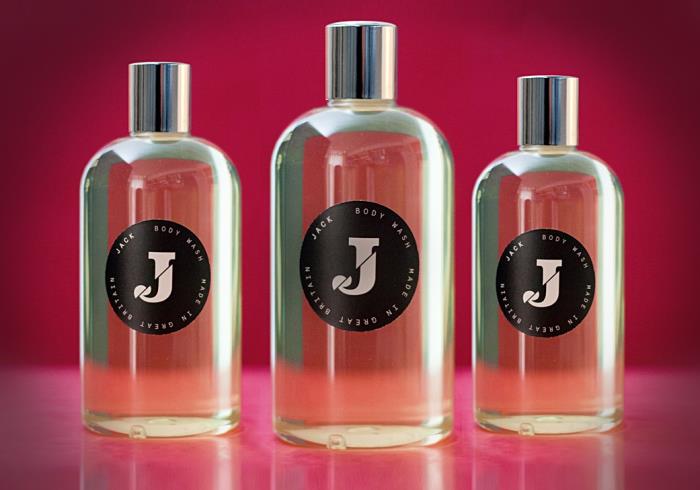 Spectra provides new bottles for Jack Body Wash from Richard E. Grant