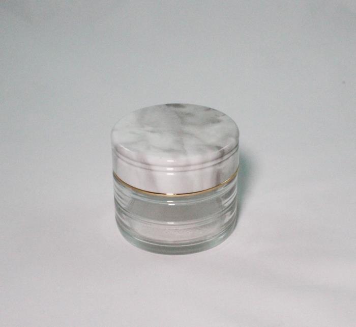 Marble look jar lids