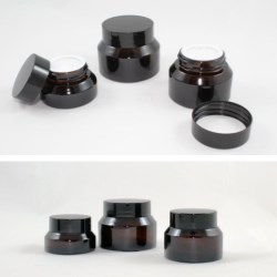 Amber Tall Neck Glass Jars: Elegance and Protection