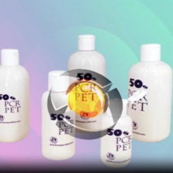PCR PET 50% to 100%: Round Shoulder and Straight Shoulder Bottles