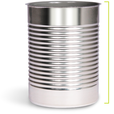2-Piece Drawn And Ironed (D&I) Steel
