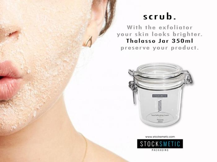 Thalasso jar perfect for scrub