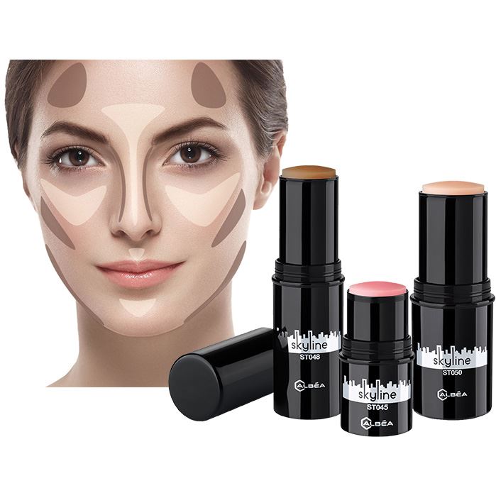 Albéas Skyline sticks are ideal for all make-up applictions