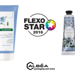 Flexo Star 2016 for two Albéa tubes decoration printing