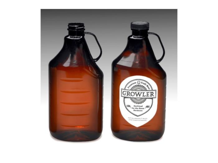 Pretium positions its SureHandle PET bottle as alternative for glass beer growlers, cold brew coffee