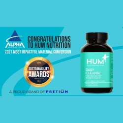 Alpha Packaging Works with HUM Nutrition to Launch in Ocean Bound PCR PET