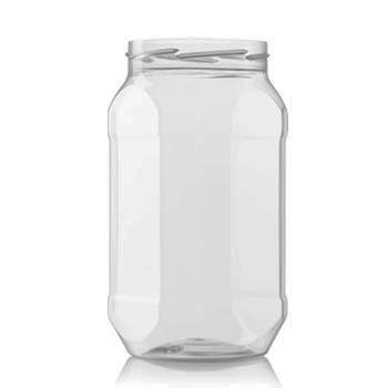 1000ml PET Octagonal Jars (1000JO82CPETEL7)