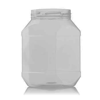 2000ml PET Octagonal Jars (2000JO100RTCEL7)