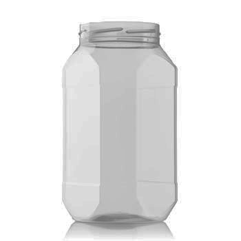 2500ml PET Octagonal Jars (2500JO100C95PL5)