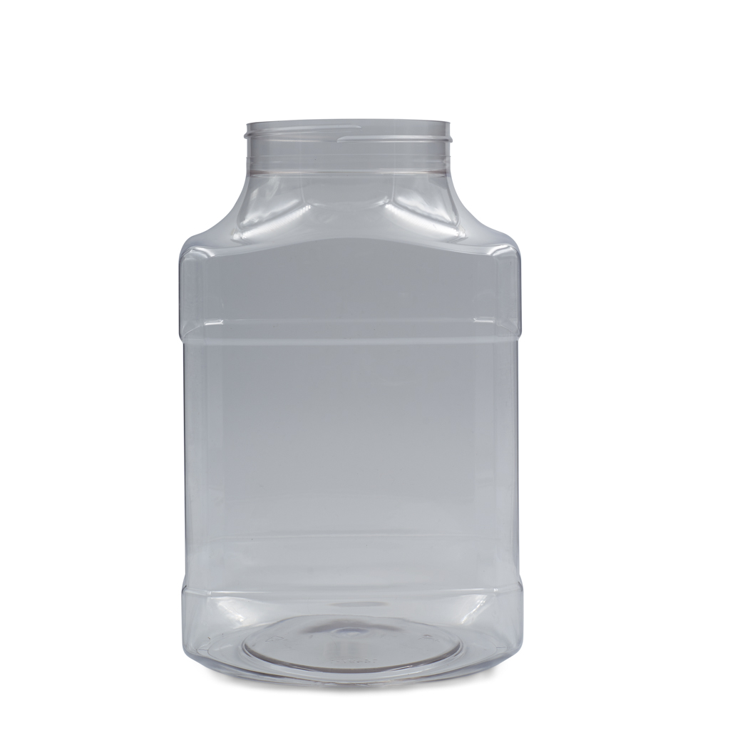4000ml PET Octagonal Jars (4000JO100CPEL5)