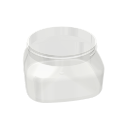 PET Firenze Square Jar - 6oz / 188ml 70-400