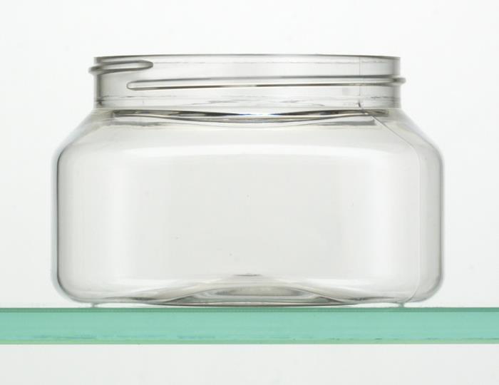 PET Firenze Square Jar - 8oz / 250ml 70-400