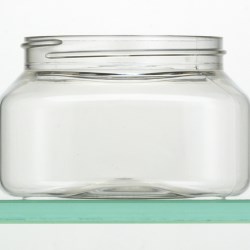 PET Firenze Square Jar - 8oz / 250ml 70-400