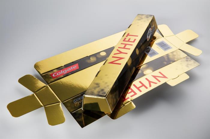 Silvery or golden surface for the HP 12000 series