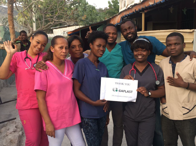 Mobile Clinic Haiti (Help 2 Haiti) supported by Gaplast