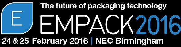 Come and see us at EMPACK 2016, 24 & 25 February, Birmingham, NEC, Stand J8