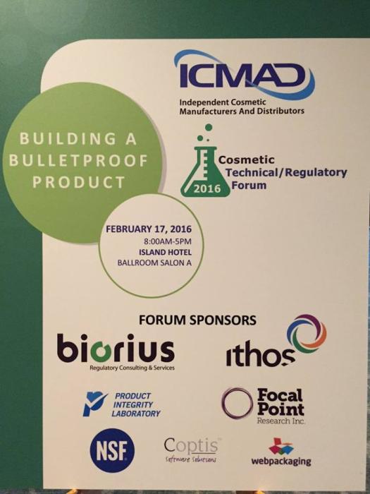 100+ Cosmetics Professionals Learn How to Build a Bulletproof Product @ICMADTalks
