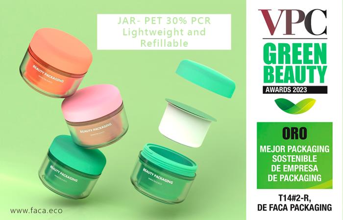 Faca Packaging Wins Best Sustainable Packaging Award at the VPC Green Beauty Awards
