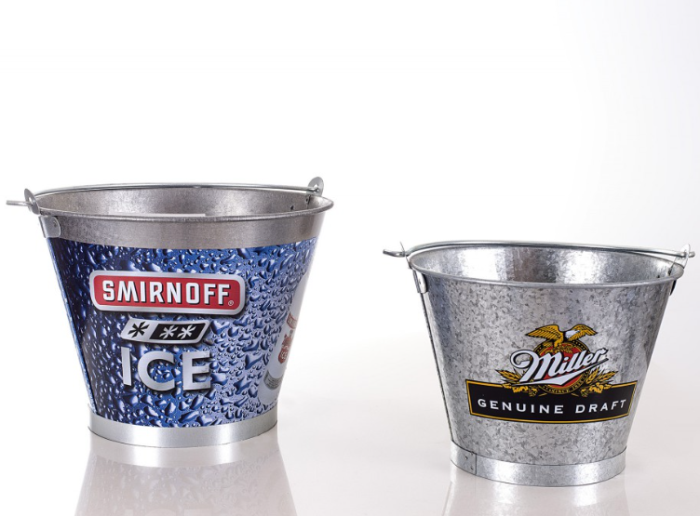 Round Metal Buckets