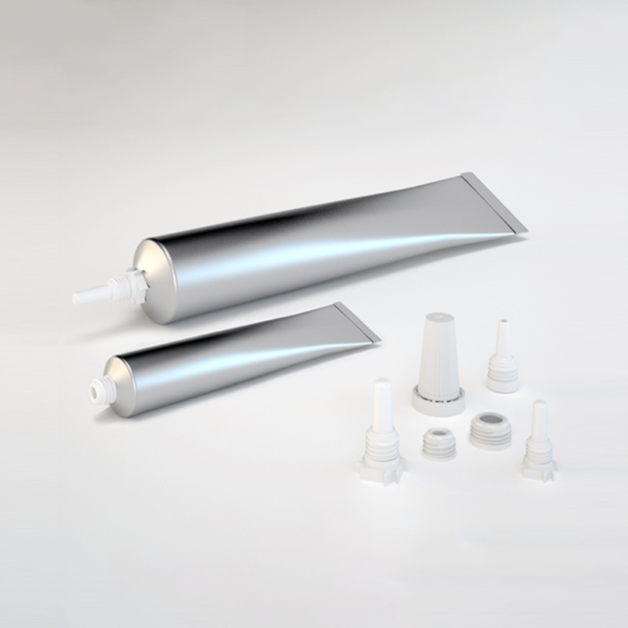 Precise application is possible with KM Packaging's cannula caps and nozzles
