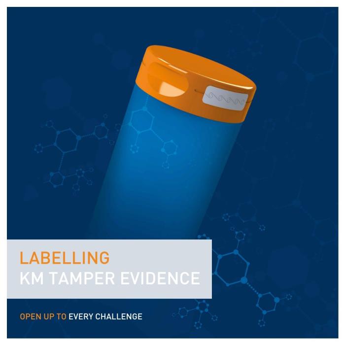 KM Packaging Introduces New and Sustainable Tamper-Evident Labels