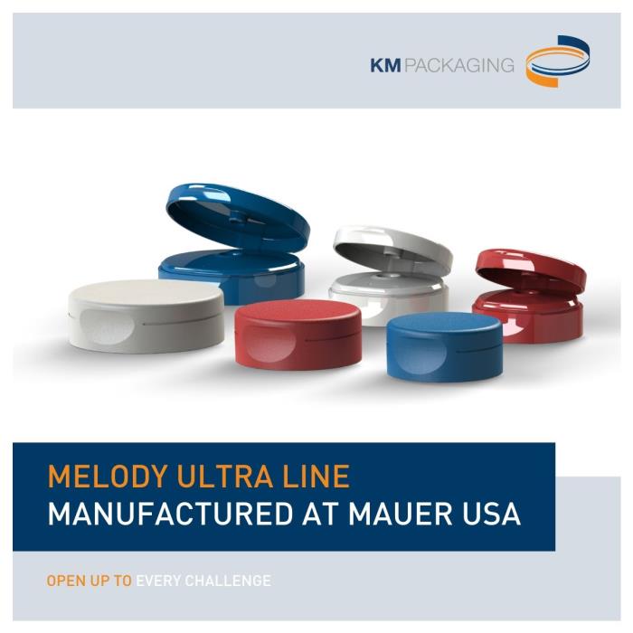 KM Packaging's Most Sustainable Flip-Top Cap is Now Available in the US
