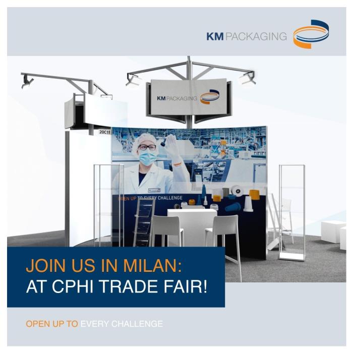 Meet the KM Packaging Team at CPHI Milan 2024