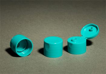 Two new flip top caps with double finishes