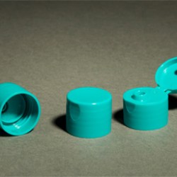 Two new flip top caps with double finishes
