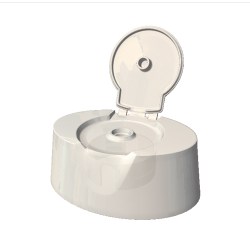Plastic Flip Top Closure - Oval