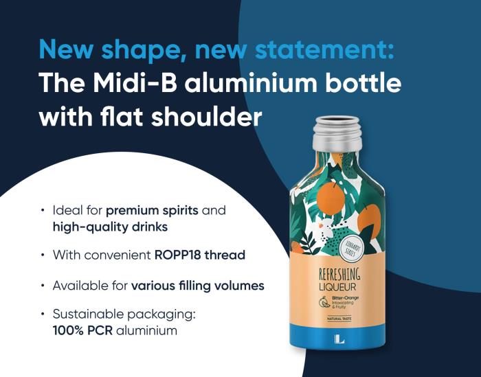 A New Shape, A New Statement: LINHARDT's Midi-B Bottle with A Flat Shoulder