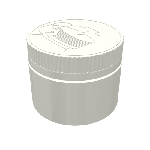 100ml Wide Neck Child-Resistant Polypropylene Jar with 63mm Neck
