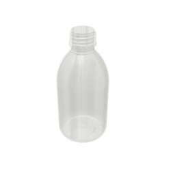 Alpha Bottle Plastic Clear