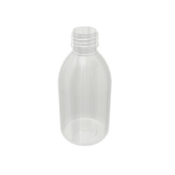 Alpha Bottle Plastic Clear