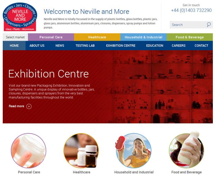 Neville and More launches new user friendly web site