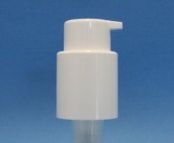 24mm 410 White Smooth Flat Head Lock Up/Down Lotion Pump, 1ml Output