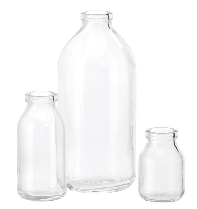 Infusion Bottles Screw Neck Type 1 Glass 1 l - Nordic Pack