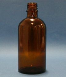 100ml Dropper Bottle Amber Glass with 18mm Neck