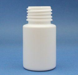 40ml Alpha Bottle White HDPE 28mm Neck
