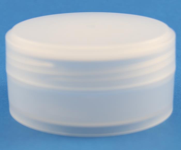 50ml Natural Low Profile Polypropylene Jar with 68mm Twist Off Neck