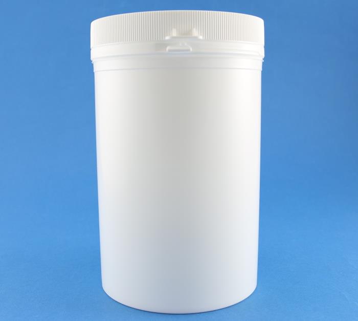 1250ml White Simplicity PP Tamper Evident Jar
