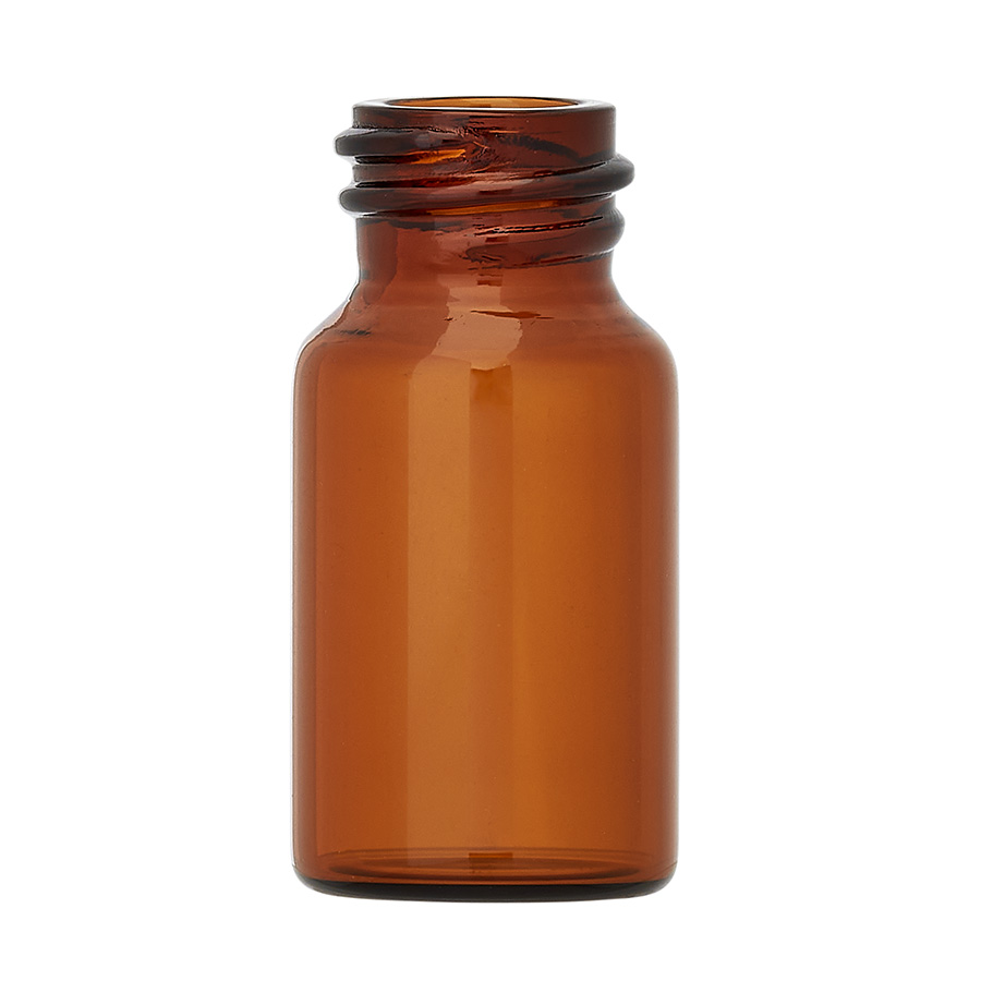 3ml Amber Glass Type 1 Tubular Diagnostic Screw Neck Vial