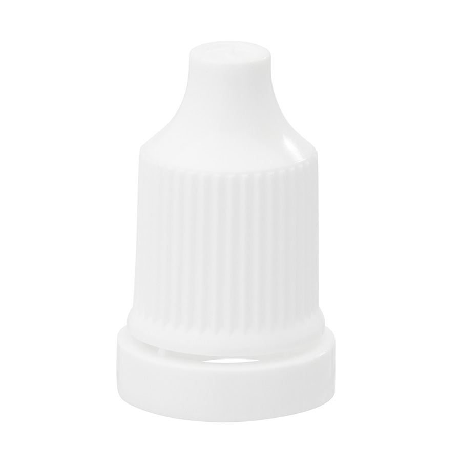 17mm White Tamper Evident Cap