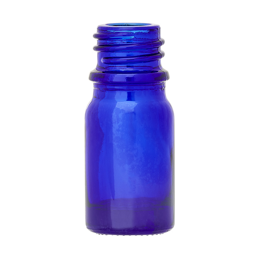 5ml Cobalt Blue Glass Dropper Bottle with 18mm Neck
